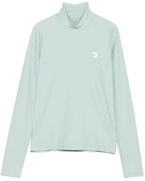Coperni Langarmshirt mit Stehkragen - Blau