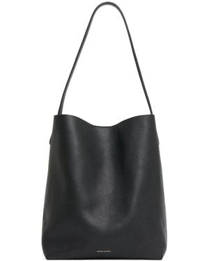 Mansur Gavriel Everyday Cabas Pebbled Tote Bag - Black