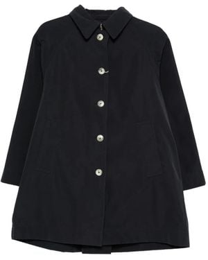 Herno Buttoned Coat - Black