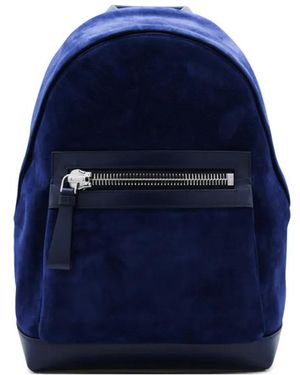 Tom Ford ジップ バックパック - ブルー