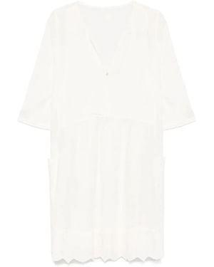 120% Lino Linen Dress - ホワイト