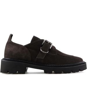 Notabene Tecla Buckle-Detail Loafers - Black