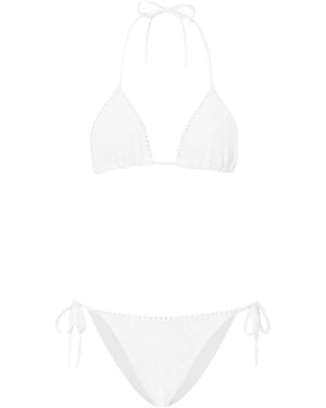 Hunza G Gina Swarovski Bikini - White