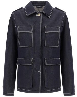 Herno Flap-Pockets Field Jacket - Blue