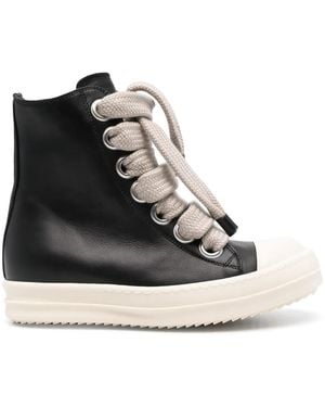 Rick Owens Jumbo Laced Trainers - Black