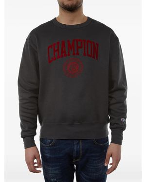 Champion Heritage Fleece Crew-Neck Sweatshirt - Grey