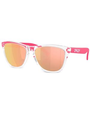 Oakley Lunettes De Soleil Frogskins Xs À Monture Carrée - Rose