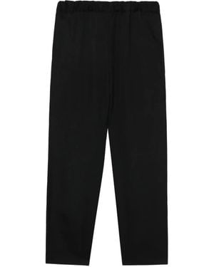 Comme des Garçons Elasticated-Waist Pants - Black