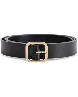 Marsèll Quadra Leather Belt - Black
