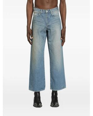 stein Flared Wide-Leg Jeans - Blue