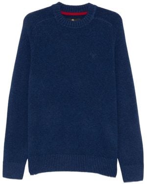 Barbour Pullover Mit Logo-Stickerei - Blau