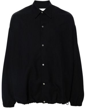 Studio Nicholson Wool Bomber Jacket - Black