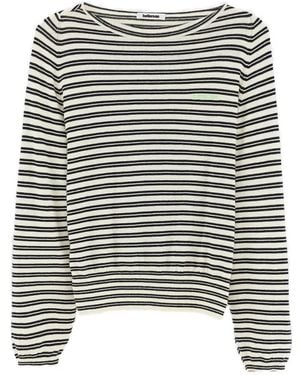 Bellerose Gerhi Horizontal-Stripe Sweater - Black