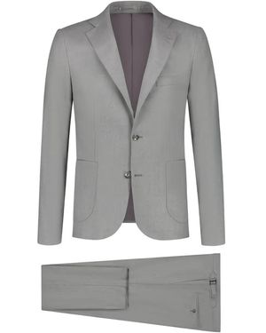 PAUL ZEIST Traje con solapa de muesca - Gris