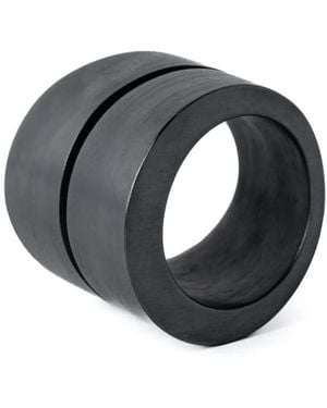 Parts Of 4 Crevice Brushed Ring - Blue