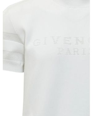 Givenchy Mesh Panel Jumper - White