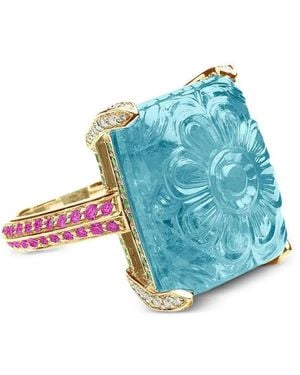 Goshwara 18K G-One Multi-Stone Ring - Blue