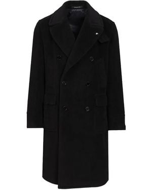 Tagliatore Doppelreihiger Sherry Mantel - Schwarz