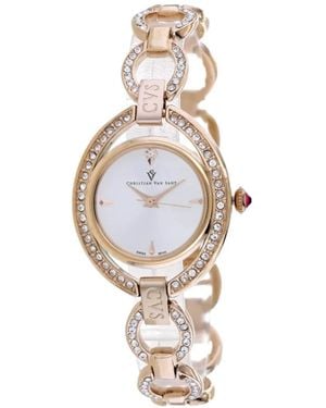 Christian Van Sant Stella 28Mm Watch - Metallic