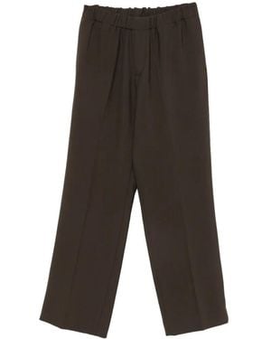 Sandro Elasticated Wide-Leg Pants - White
