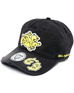 HTC Patch-Detail Cotton Cap - Blue
