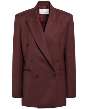 Frankie Shop Double-Breasted Blazer - Purple