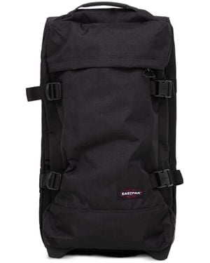 Eastpak Medium Tranverz Logo-Patch Suitcase - Black
