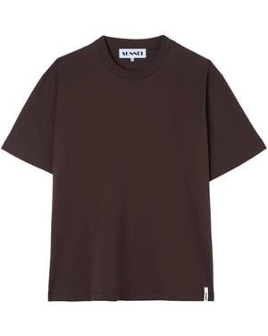 Sunnei Cotton T-Shirt - Brown