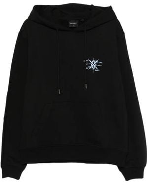 Daily Paper Graphic-Print Hoodie - Black