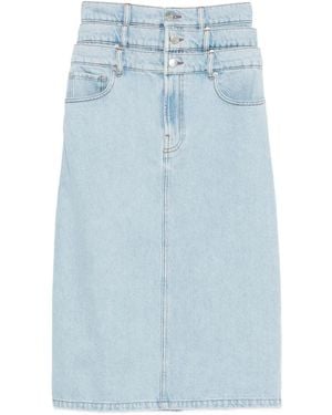 Viktor & Rolf Triple Layer Denim Skirt - Blue