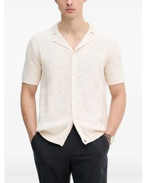 Joop! Diamor Short-Sleeve Cardigan - Natural