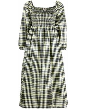 Baum und Pferdgarten Aquina Checked Dress - Yellow