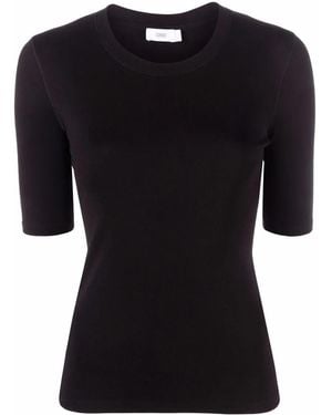 Closed Short-Sleeve Slim T-Shirt - Black