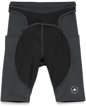 adidas By Stella McCartney レイヤード サイクリングショーツ - グレー