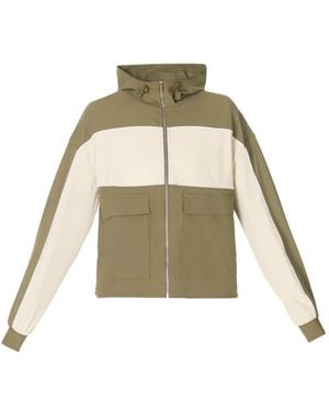 Sweaty Betty Explorer Colour-Block Zip-Up Hoodie - Green