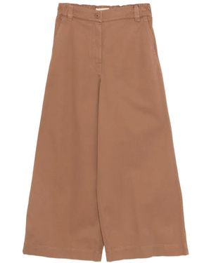 Weekend by Maxmara Leather Culottes - Brown