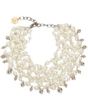 Silvia Gnecchi Collier À Perles Artificielles - Métallisé