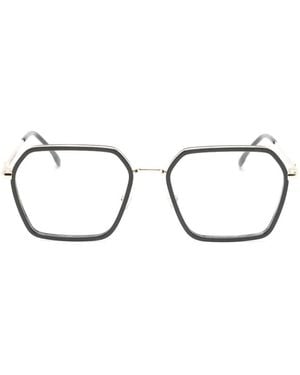 Carrera Brille Mit Geometrischem Gestell - Schwarz