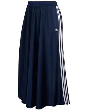 adidas Firebird Maxirock Mit Seitenstreifen - Blau