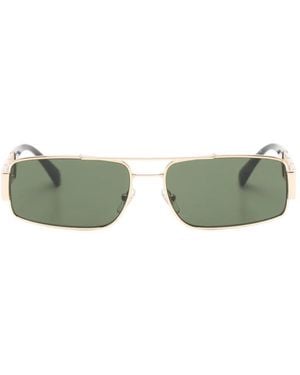 Versace Lunettes De Soleil À Monture Rectangulaire - Green