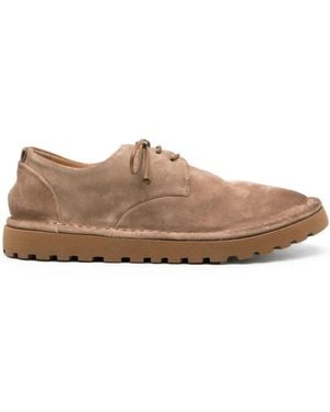 Marsèll Sancrispa Alta Suede Derby Shoes - Brown