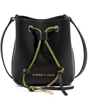 Bimba Y Lola Mini Chihuahua Bucket Bag - Black