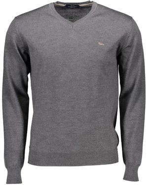 Harmont & Blaine V-Neck Jumper - Grey