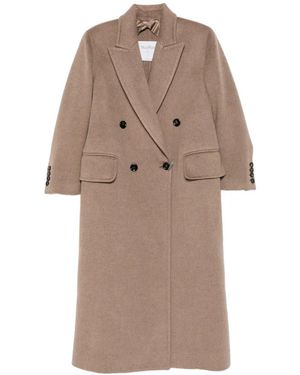 Max Mara Abrigo Armonia con doble botonadura - Neutro