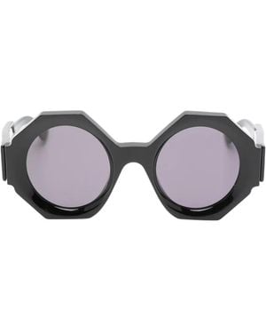 Kuboraum Gafas De Sol Maske R4 Con Montura Geométrica - Gris