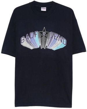 Badfriend T-Shirt Mit Grafischem Print - Blau