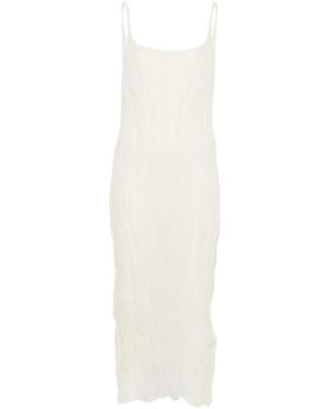 Rohe Robe Texturée À Encolure Carrée - White
