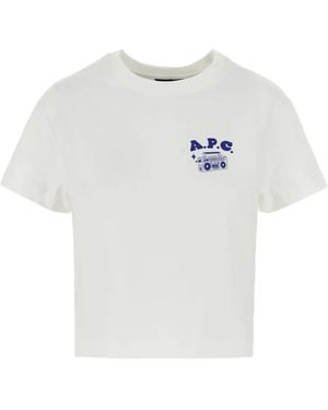A.P.C. Body Disco T-shirt - Blanco