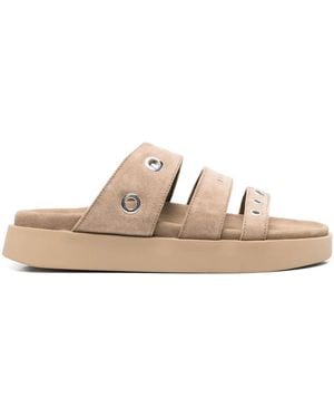 Inuikii Leather Sandals - White