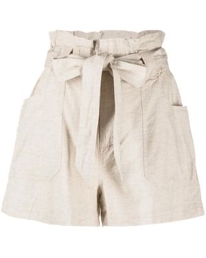 DKNY ドローストリング ショートパンツ - ナチュラル